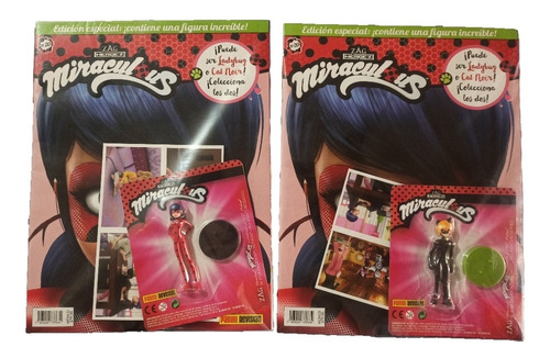 Miraculous Revista Panini Pack Vol 20 X2 Ladybug Y Cat Noir