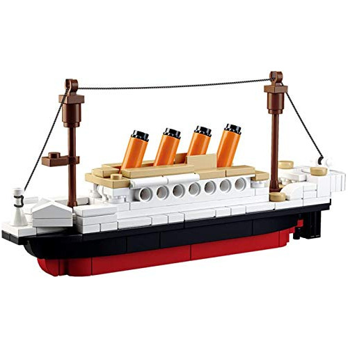 Bloques De Construcción Titanic Shipboat Modelo 3d Reg...