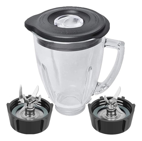 Vaso De Licuadora Osterr Tarro De Vidrio Redondo De 12 Veloc
