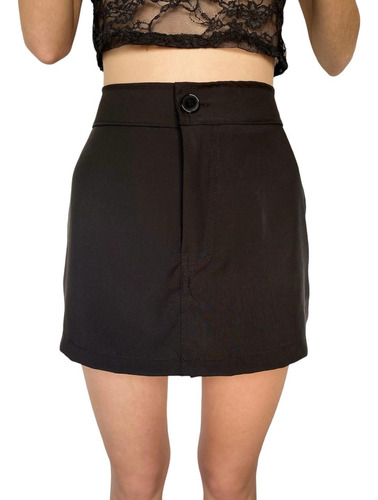 Skort Mujer Short Pollera Sastrero Corto De Vestir Talle 1