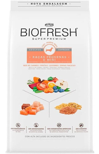 Alimento Biofresh Super Premium Perros Castrado Peq/mini 3kg