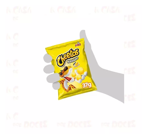 Salgadinho Cheetos Elma Chips Bola Queijo Suíço Pacote 59G