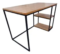 Comprar Escritorio De Hierro Y Madera Finger Joint Abaldi 120*75*50