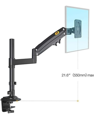 Imagen 3 de 6 de Soporte Ergonomico Monitor Grande A Escritorio North Bayou
