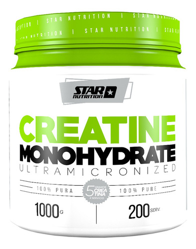 Star Nutrition Creatina Monohidrato Suplemento X 1000gr 6c