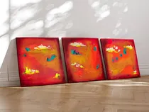 Comprar Cuadros Modernos Texturados Tripticos Pintados A Mano Arte