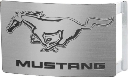 Hebilla Para Cinturon Mustang Cromada