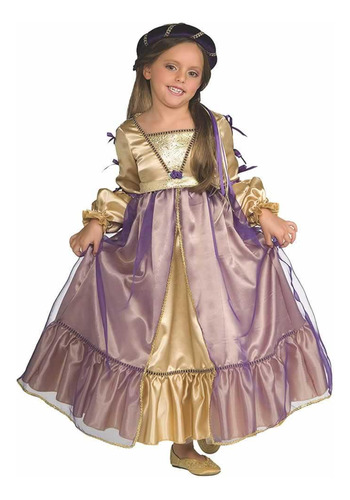 Disfraz Renacentista De Little Princess Juliet Para Niñas, T