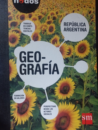 Geografia 3 Republica Argentina  Nodos Sin Uso Como Nuevo!