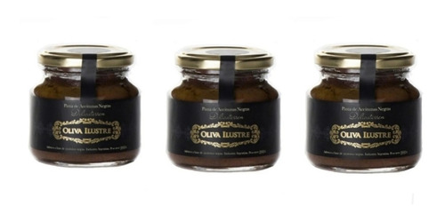 Combo Pasta De Aceitunas Negras Gourmet Oliva Imistre X 3 Un