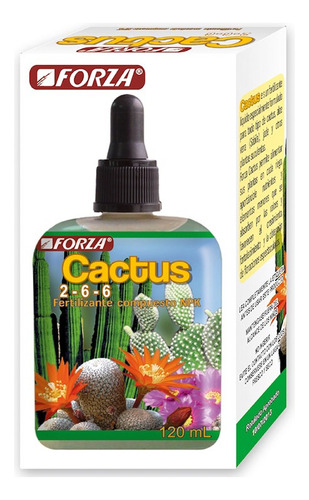 Forza liquido para cactus y suculentas 120ml cuidado planta