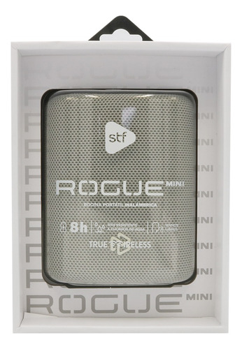 Bocina Inalámbrica Portátil Stf Rogue Mini Ipx5 Color Gris