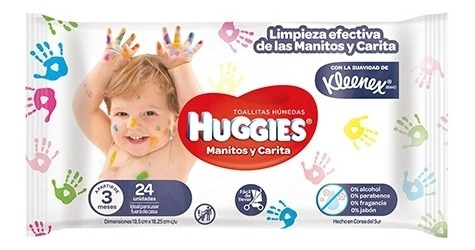 Toallitas Húmedas Huggies Manitos & Caritas X24