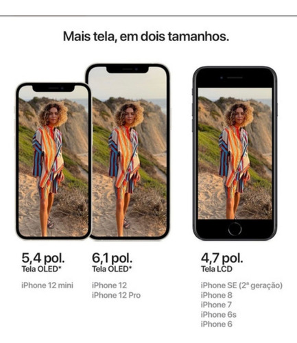 Apple Iphone 12 Preto (128gb) + Todos Acessórios - 100% Cinza-escuro
