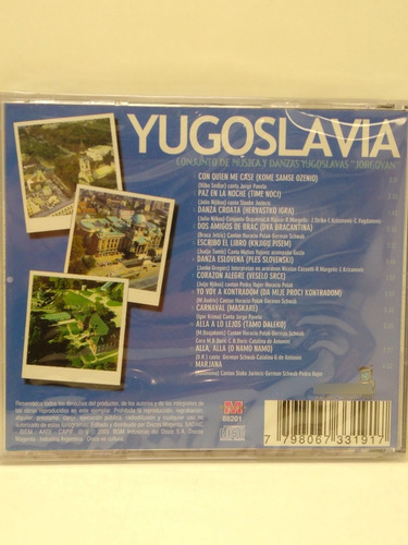 Música De Yugoslavia Cd Nuevo