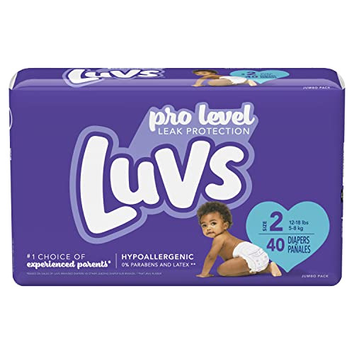 Luvs Ultra Leakguards Panales Tamano 2 40 Count