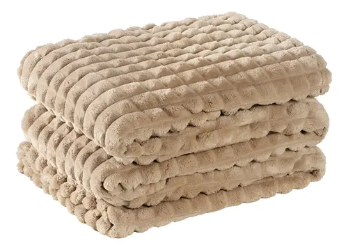 Cobertor Manta Queen Ultrasoft Willow Macia 2,40m X ​2,20m Cor Frapê Desenho Do Tecido Cor