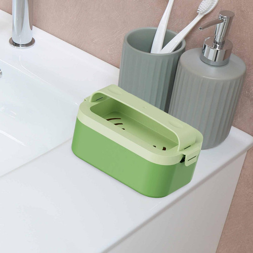 4 Caja De Jabón Espumoso Contenedor De Almacenamiento De