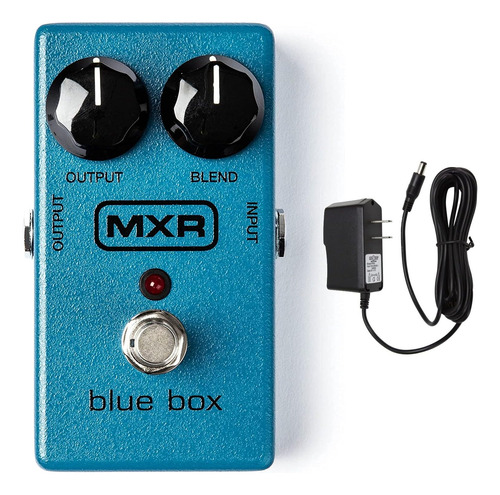 Mxr M103 Blue Box Octave Fuzz Bundle Fuente De Alimenta...