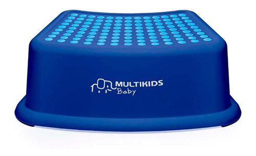 Degrau Infantil com Antiderrapantes Step Up Azul Multikids Baby - BB1007