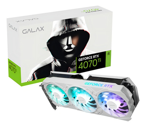 Tarjeta Gráfica Galax Rtx 4070 Ti White Oc V2 12 Gb Gddr6x (Usado)