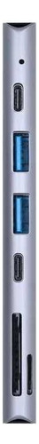 Jsj Adaptador Mac Hub 7 En 1 Usb Tipo C Compatible Mac Hdmi