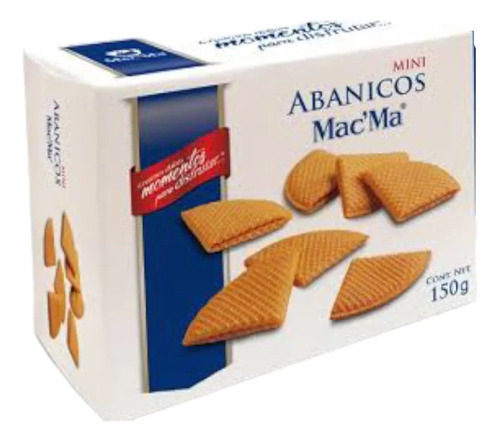 Galleta Macma Abanicos Mini 150 Grs