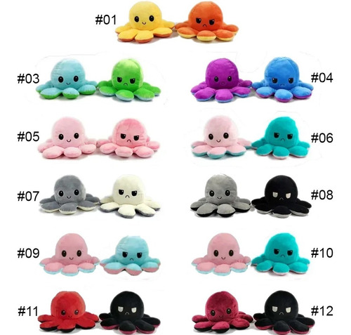Imagen 2 de 2 de Reversible Pulpo, Peluche