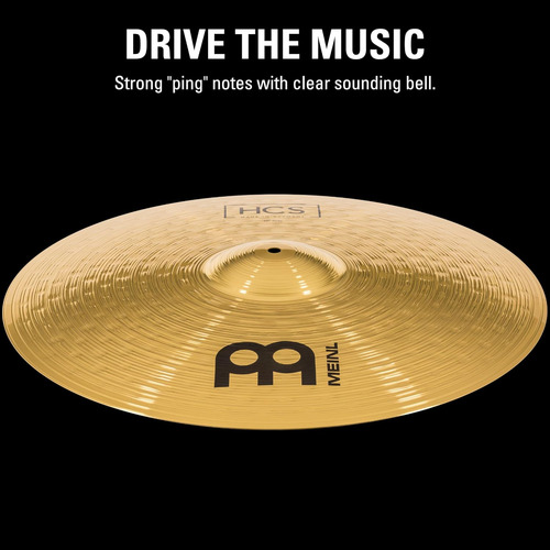Prato Meinl 20 Ride - Latão Com Acabamento Tradicional Hcs P
