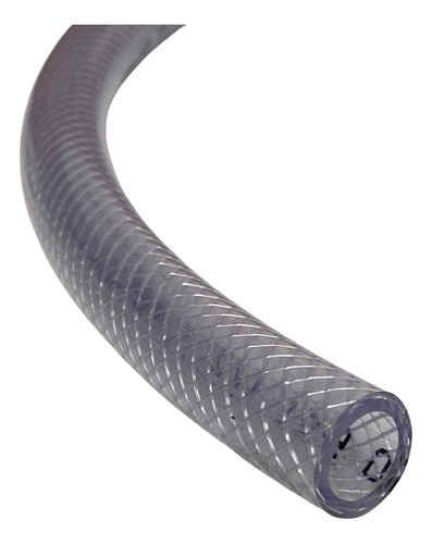 Mangueira Cristal Transada Pvc Hidro Ar Pt250 5/16 8mm 5mt Cor Transparente