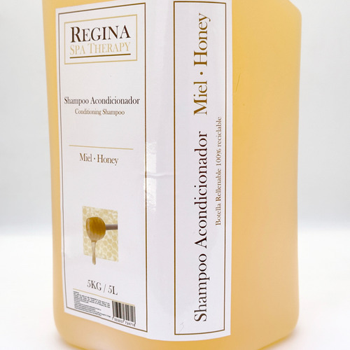 Shampoo Hotelero Base De Esencias Miel De Abeja. / 5 Litros