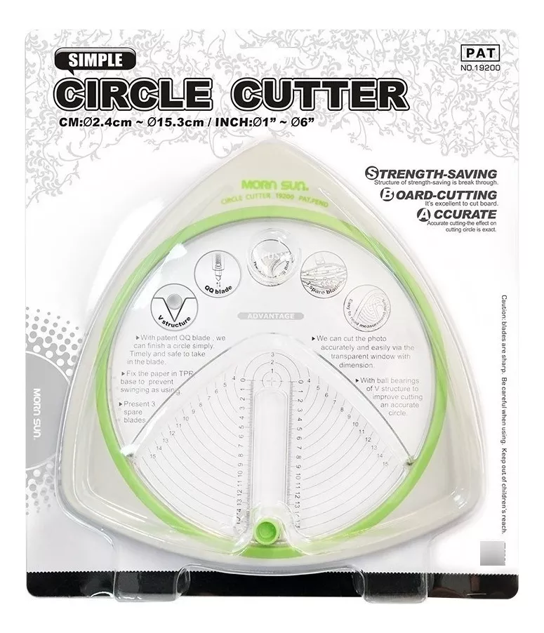 Primera imagen para búsqueda de morn sun circle cutter