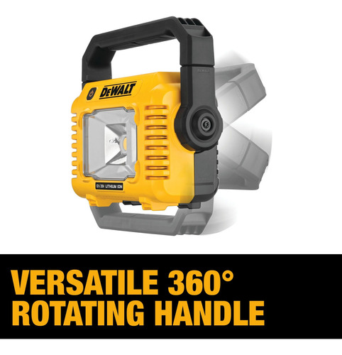 Lámpara De Trabajo Dewalt Dcl077b 12 V/20 V, Máx. 2000 Lúmen