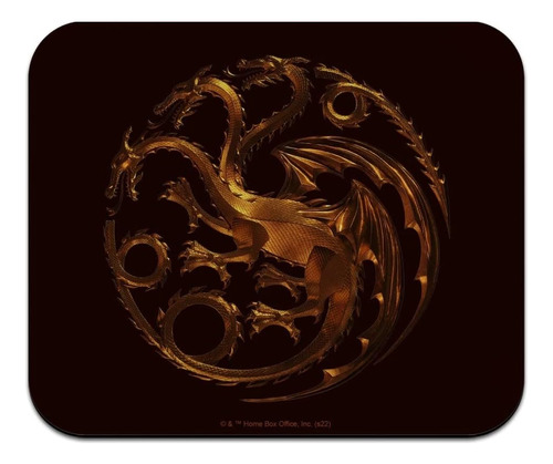 House Of The Dragon Bronze Targaryen Sigil Alfombrilla De De