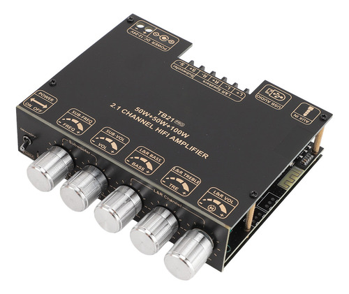 Módulo Amplificador De Potencia Placa De 2.1 Canales 50wx2 P