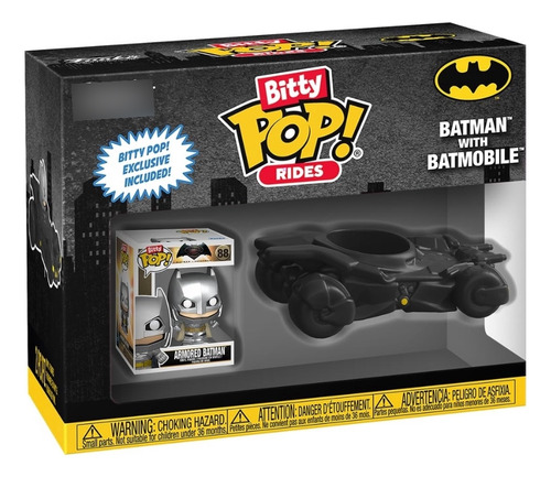 Funko Bitty Pop! Rides Dc: Batman And Batmobile