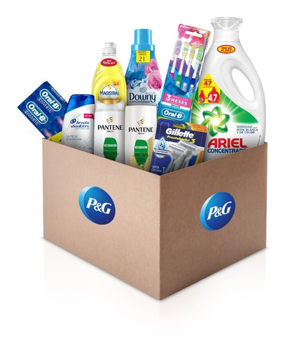 Caja Mensual Limpieza Y Cuidado Personal Pg (9 Unidades)