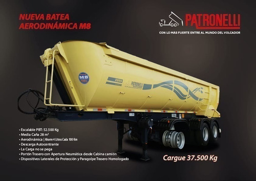 Batea Cerealera53m3escalable52,5t,financiacion60 Meses