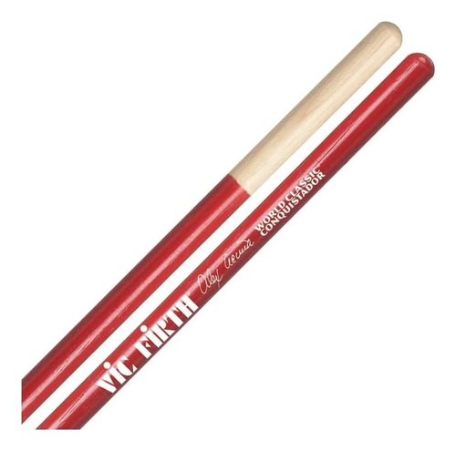 Imagen 3 de 5 de Baquetas Palillos Vic Firth Timbaleta Alex Acuña Modelo Saa