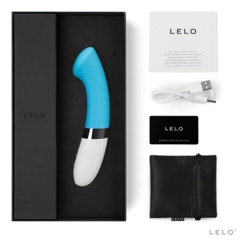 Consolador Femenino Lelo Gigi 2 Masajeador Clitoris Punto G Color Turquesa