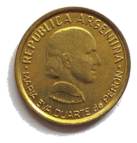 Argentina Moneda Evita Año 1997 50 C. Sin Circular