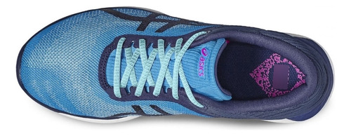 Tenis Asics Fuzex Rush Correr Running Mujer Gym Azul Comodo