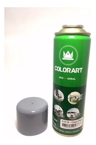 Tinta Spray Colorart Uso Geral Cinza Placa 300ml Automotivo