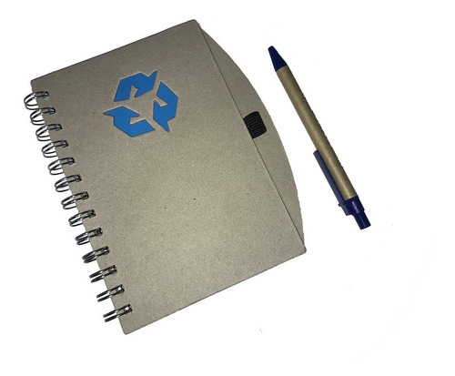 Agenda Libreta Personalizada Ecológica 17.9cmx14.4cm Cartón 