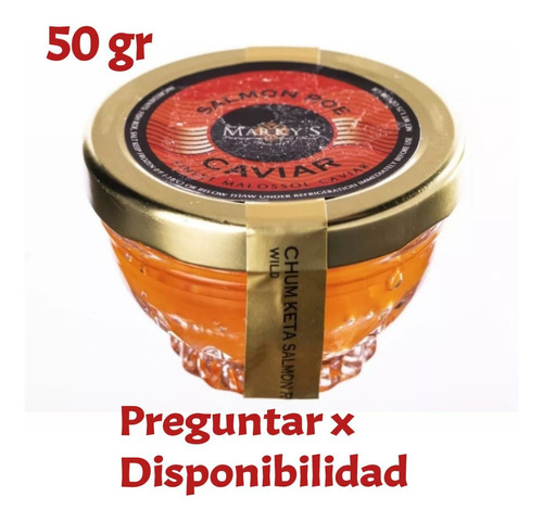 Caviar De Salmón Ikura 50gr - g a $2200