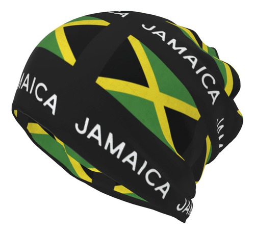 Gorro Multifunción Con Bandera Jamaica, Gorro Holgado Con Y