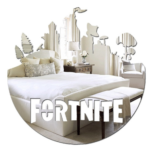 Espelho Decorativo Decoração Fortnite Game