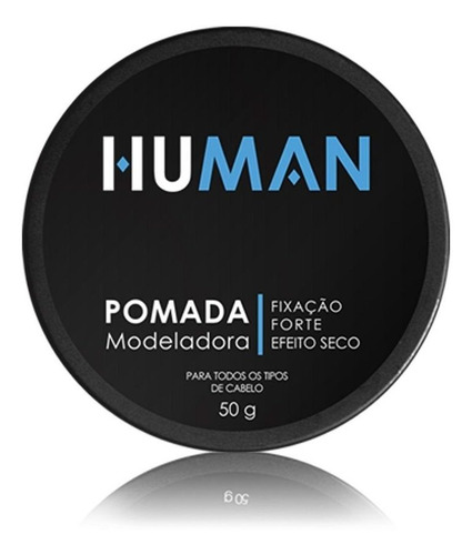 Pomada Modeladora Efeito Seco Forte Human 50g