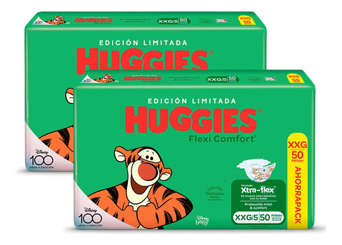 Pañales Huggies Flexi Comfort Ahorrapack Pack X 2