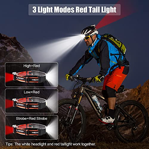 Linterna Frontal Recargable Led Spriak, Faro De Haz Ancho De